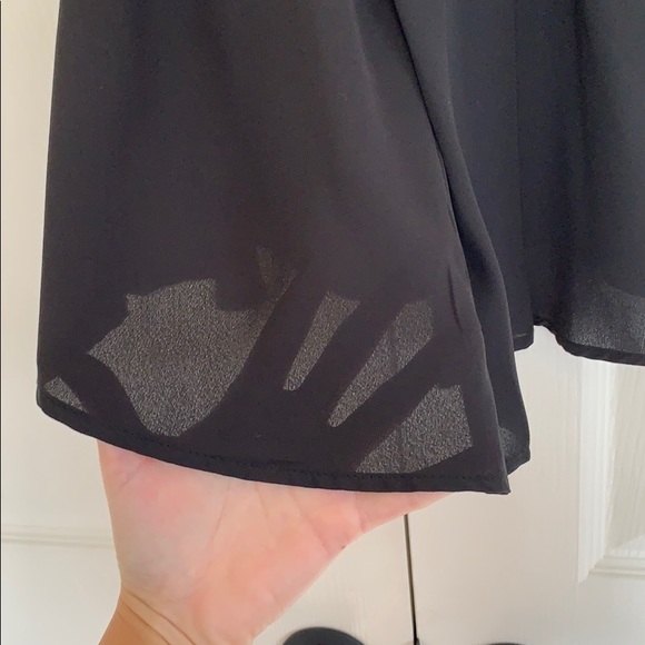 San Joy size small black sheer strappy tank top - Picture 3 of 5